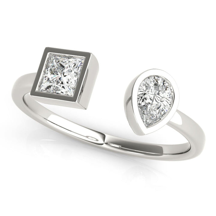 0.55CT Pear & Princess Fashion Ring - Fashion Ring - Design Jewellers Edmonton