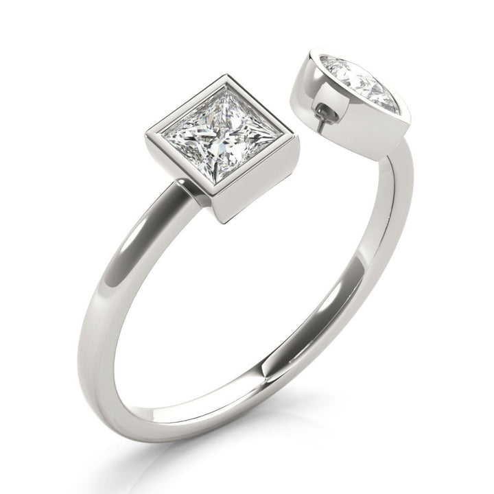 0.55CT Pear & Princess Fashion Ring - Fashion Ring - Design Jewellers Edmonton