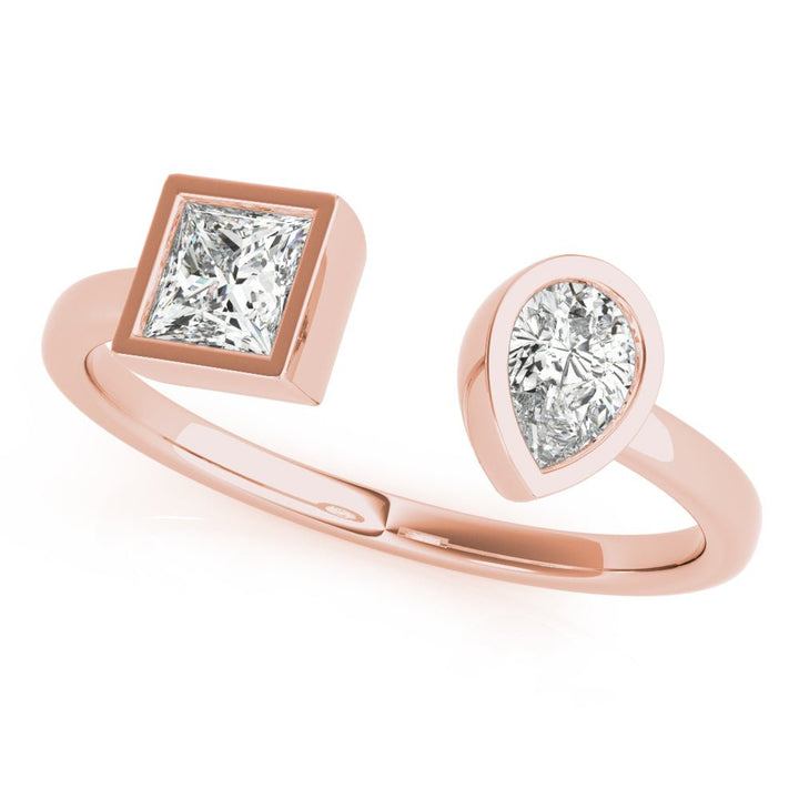 0.55CT Pear & Princess Fashion Ring - Fashion Ring - Design Jewellers Edmonton
