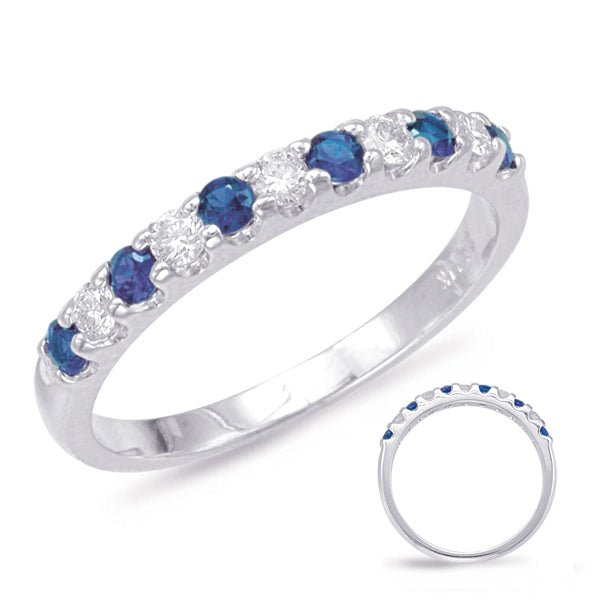 0.57 ctw. 14K GOLD SAPPHIRE & DIAMOND RING - Luxury Rings - Design Jewellers Edmonton