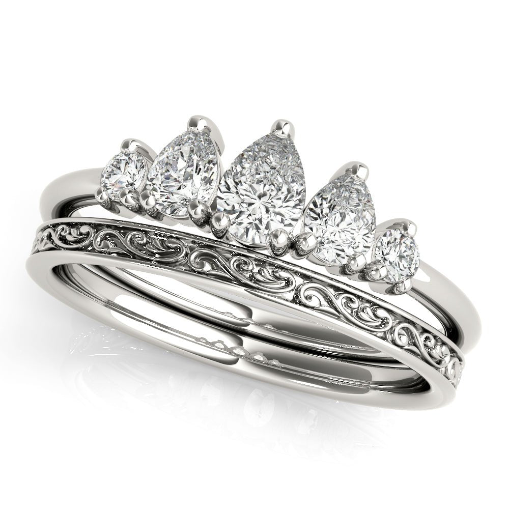0.59CT Fashion Ring Pear Shape