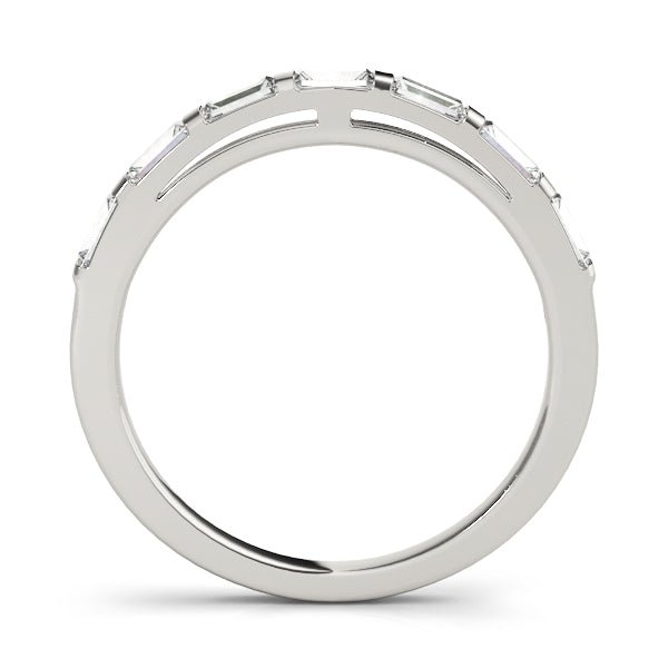 0.63CTW 14K Gold Bar Set Straight Baguette Cut Diamond Band - Diamond Ring - Design Jewellers Edmonton