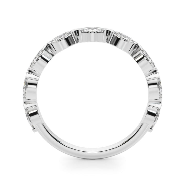 0.63CTW 14K Gold Slim Design Marquise Diamond Band - Diamond Ring - Design Jewellers Edmonton