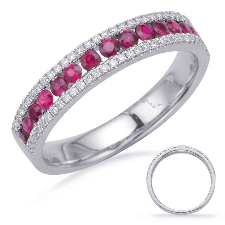 0.65 ctw. ELEGANT GOLD RUBY & DIAMOND RING - Luxury Rings - Design Jewellers Edmonton