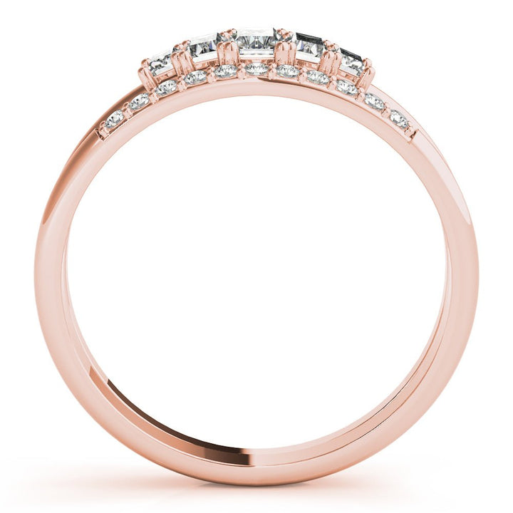 0.68CT Fashion Ring Round & Straight Baguett - Fashion Ring - Design Jewellers Edmonton