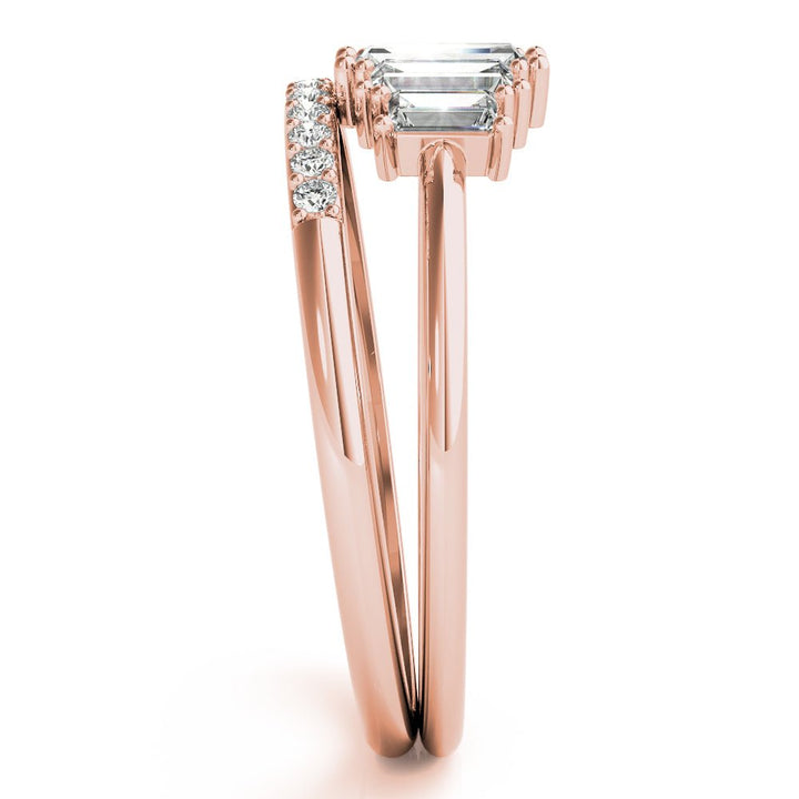 0.68CT Fashion Ring Round & Straight Baguett - Fashion Ring - Design Jewellers Edmonton