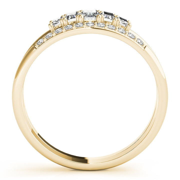 0.68CT Fashion Ring Round & Straight Baguett - Fashion Ring - Design Jewellers Edmonton