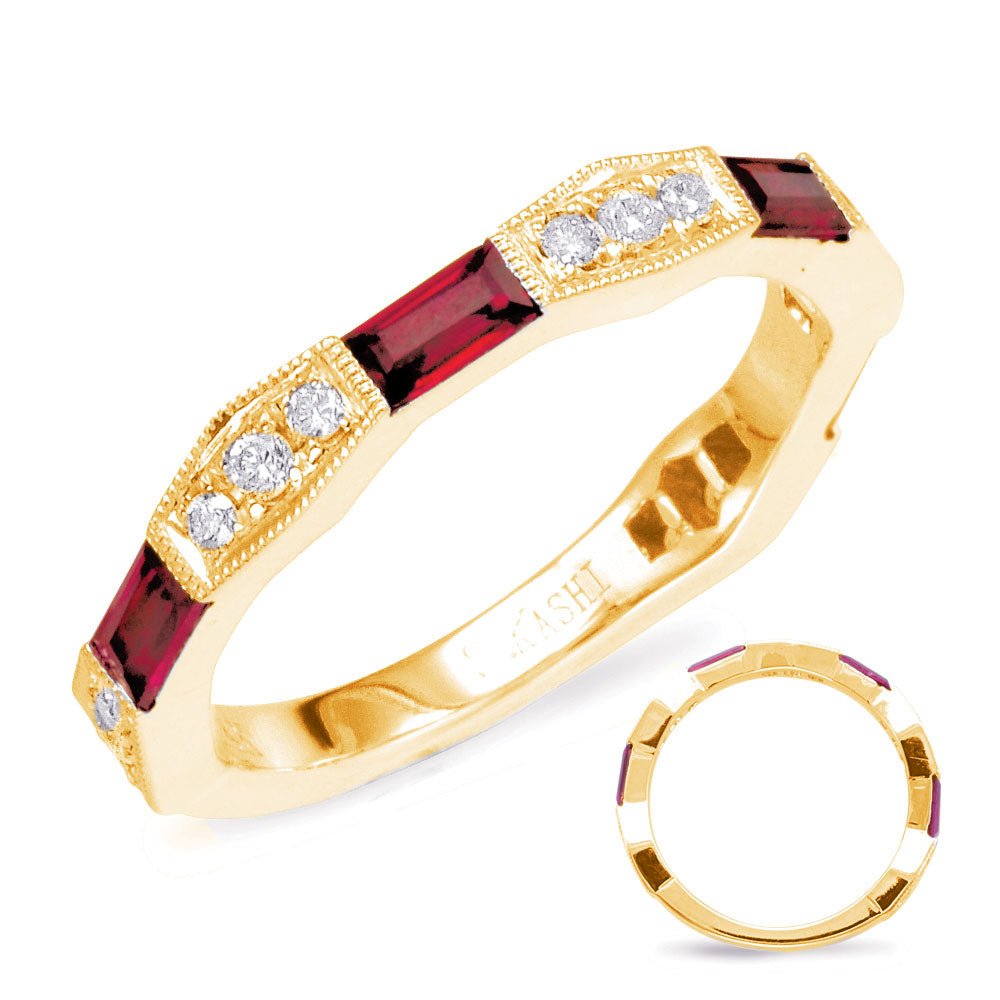 0.69 ctw. WHITE GOLD RUBY & DIAMOND RING - Luxury Rings - Design Jewellers Edmonton