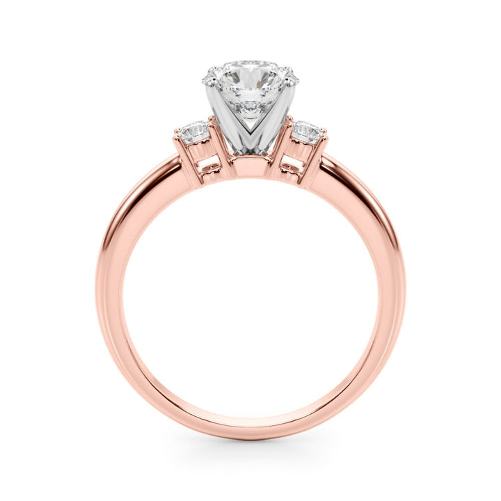 0.70CTW 14K Gold Ladies 3 Stone Past, Present, Round Brilliant Cut Diamond Ring - Past, Present, Future - Design Jewellers Edmonton