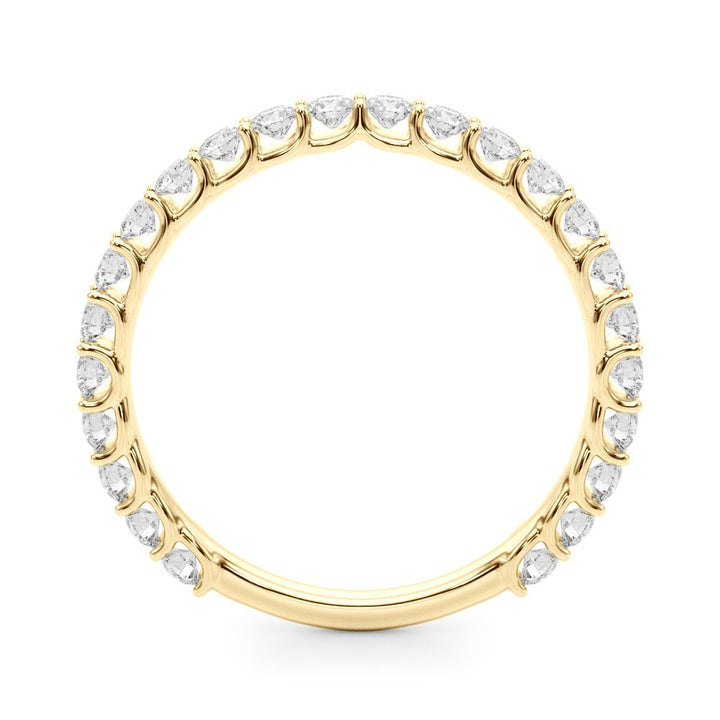 0.72CT 3/4 Eternity Wedding Band - Eternity Band - Design Jewellers Edmonton