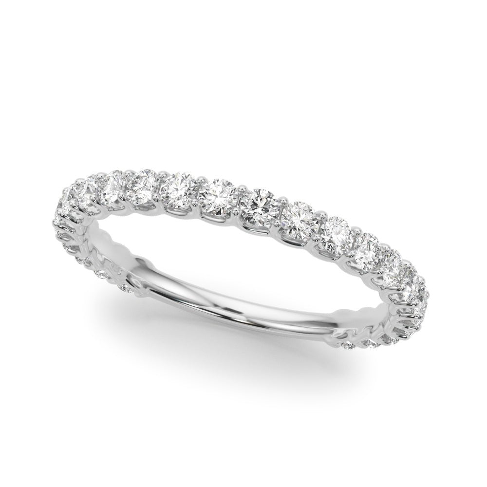 0.72CT 3/4 Eternity Wedding Band