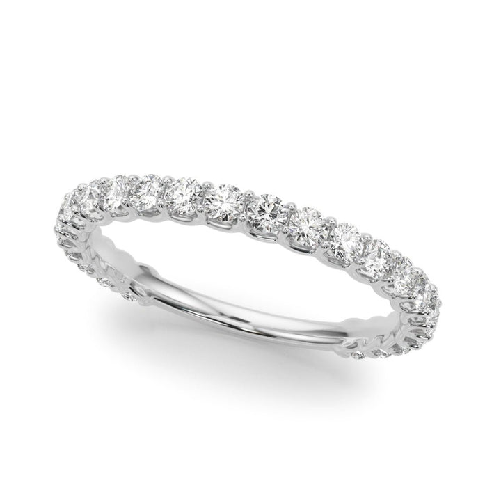 0.72CT 3/4 Eternity Wedding Band - Eternity Band - Design Jewellers Edmonton