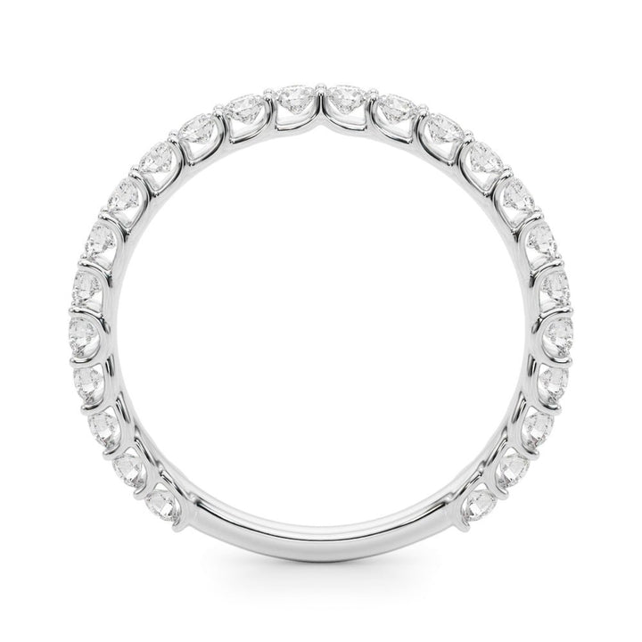 0.72CT 3/4 Eternity Wedding Band - Eternity Band - Design Jewellers Edmonton