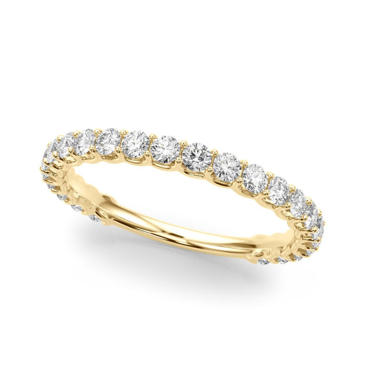 0.72CT 3/4 Eternity Wedding Band - Eternity Band - Design Jewellers Edmonton
