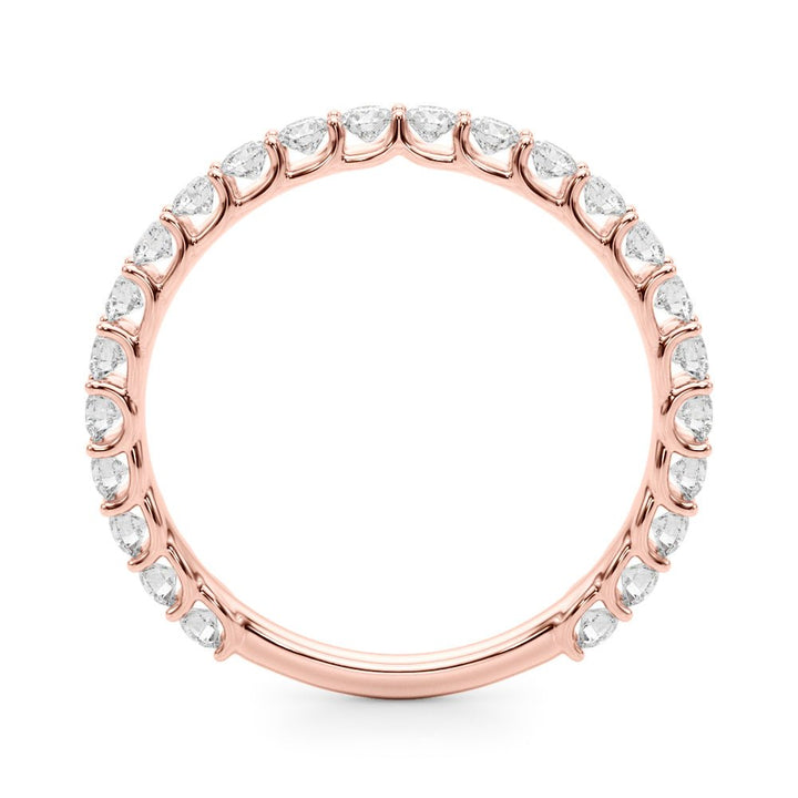 0.72CT 3/4 Eternity Wedding Band - Eternity Band - Design Jewellers Edmonton