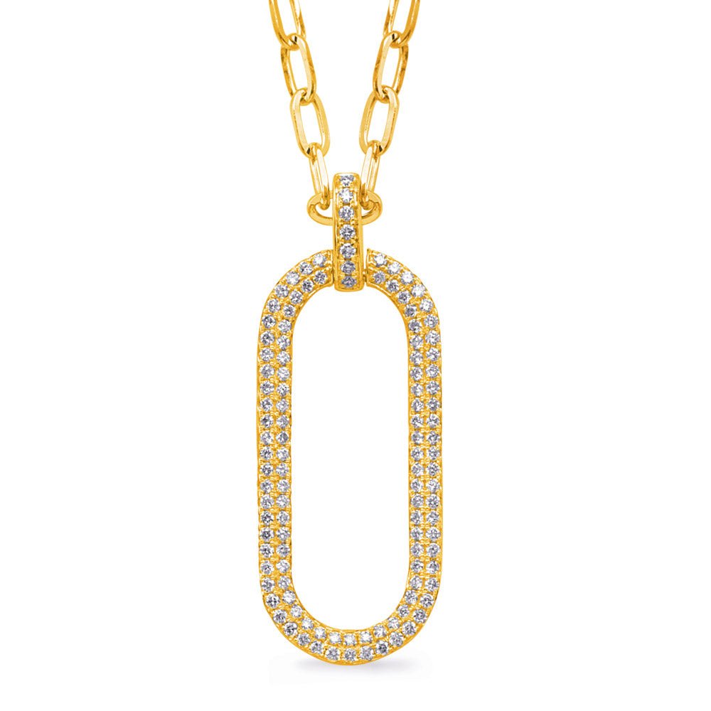 0.73 ctw. Elegant GOLD DIAMOND NECKLACE - Design Jewellers Edmonton