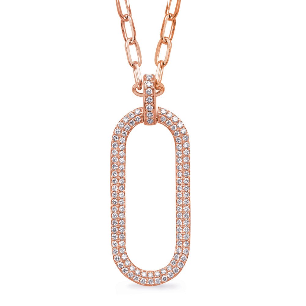 0.73 ctw. Elegant GOLD DIAMOND NECKLACE