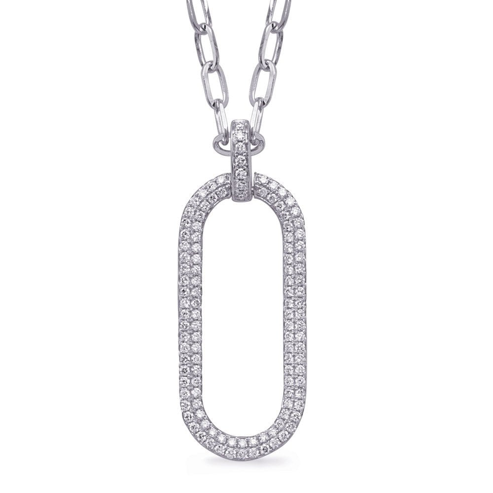 0.73 ctw. Elegant GOLD DIAMOND NECKLACE - Design Jewellers Edmonton