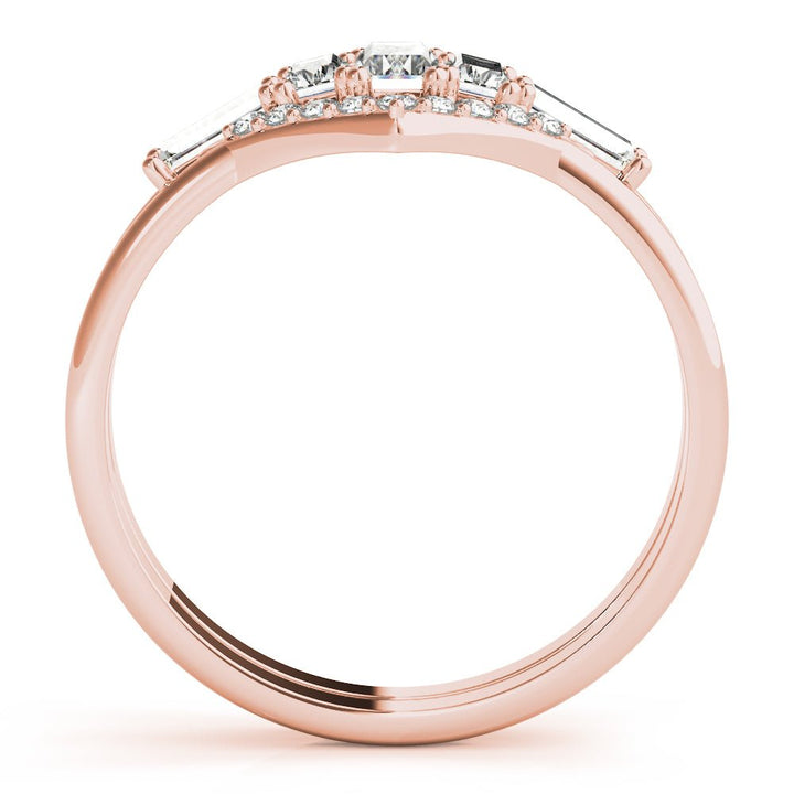 0.73CT V-Shaped Round & Baguette Ring - Fashion Ring - Design Jewellers Edmonton