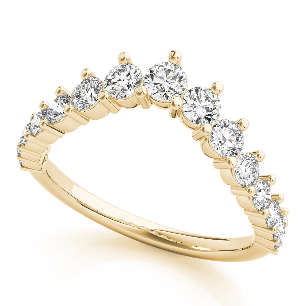 0.74CT Graduating Diamond Chevron Band - Fashion Ring - Design Jewellers Edmonton