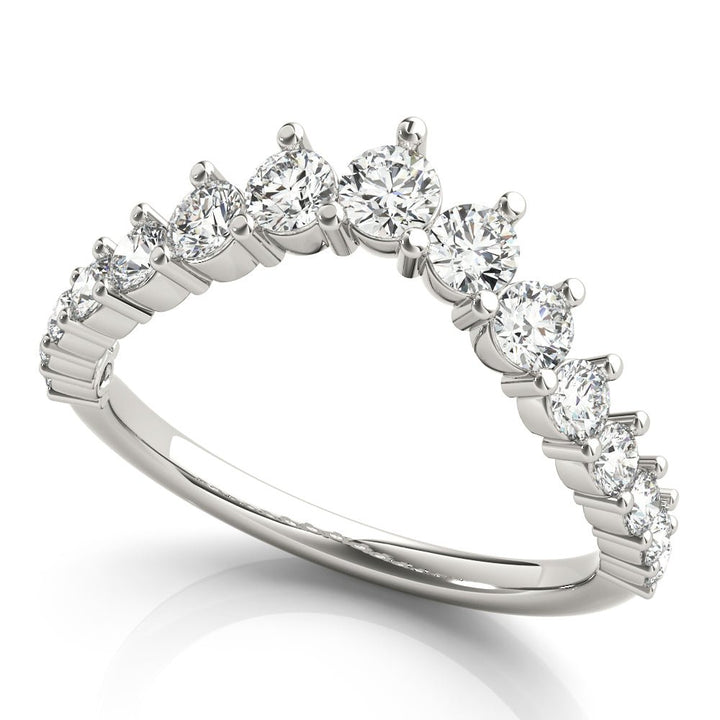 0.74CT Graduating Diamond Chevron Band - Fashion Ring - Design Jewellers Edmonton