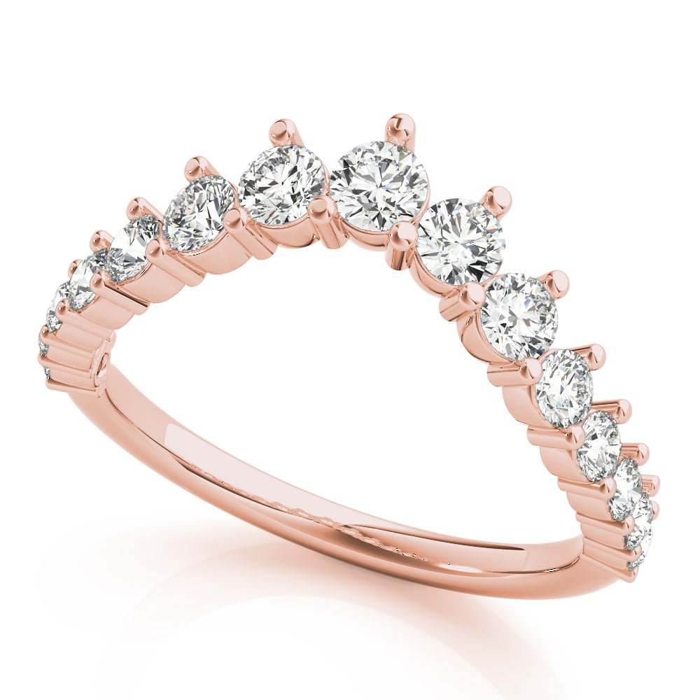 0.74CT Graduating Diamond Chevron Band - Fashion Ring - Design Jewellers Edmonton