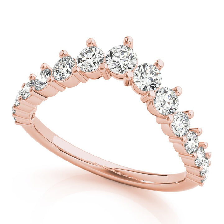 0.74CT Graduating Diamond Chevron Band - Fashion Ring - Design Jewellers Edmonton