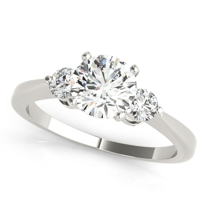 0.75CTW 14K Gold Ladies 3 Stone Past, Present, Future Round Brilliant Cut Diamond Ring - Past, Present, Future - Design Jewellers Edmonton