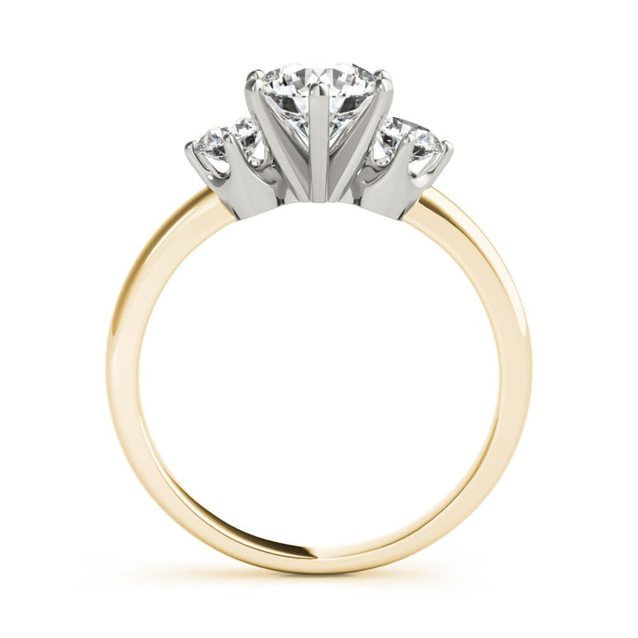 0.75CTW 14K Gold Ladies 3 Stone Past, Present, Round Brilliant Cut Diamond Ring - Past, Present, Future - Design Jewellers Edmonton