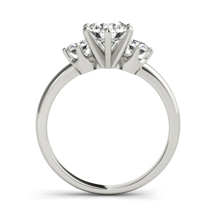 0.75CTW 14K Gold Ladies 3 Stone Past, Present, Round Brilliant Cut Diamond Ring - Past, Present, Future - Design Jewellers Edmonton