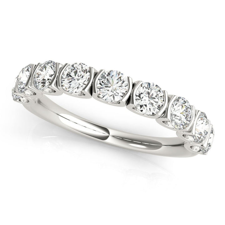 0.75CTW 14K Gold Round Brilliant Cut Multi Stone Diamond Band - Diamond Ring - Design Jewellers Edmonton