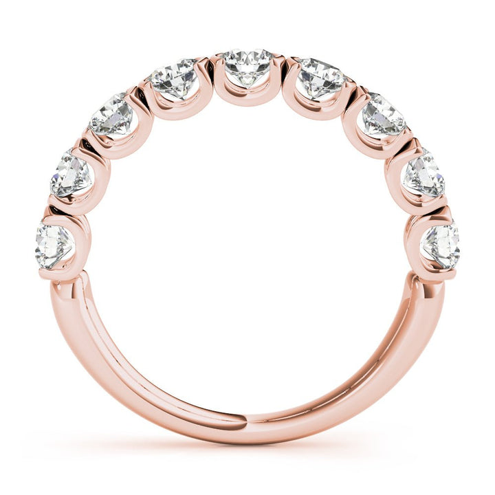 0.75CTW 14K Gold Round Brilliant Cut Multi Stone Diamond Band - Diamond Ring - Design Jewellers Edmonton