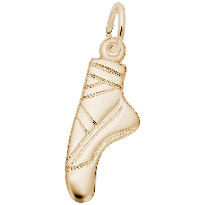 Flat Ballet Pointe Shoe Charm - View 1
