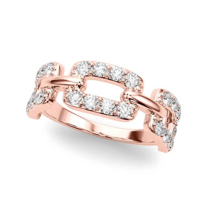 0.78CT Chain Link Fashion Ring - Fashion Ring - Design Jewellers Edmonton