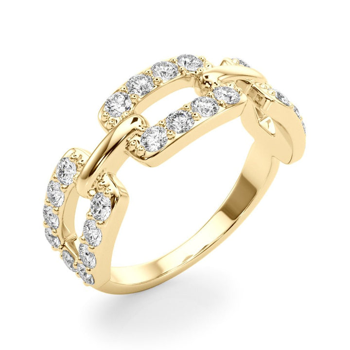 0.78CT Chain Link Fashion Ring - Fashion Ring - Design Jewellers Edmonton