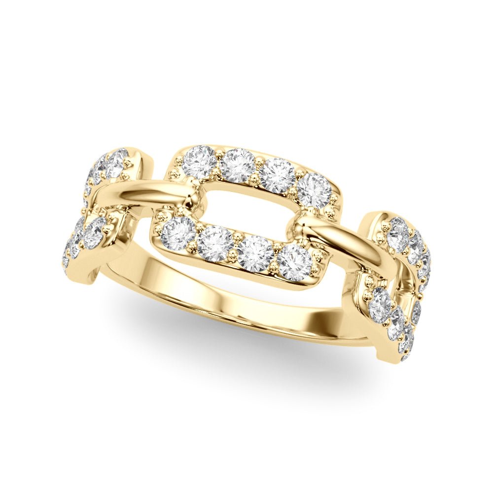 0.78CT Chain Link Fashion Ring - Fashion Ring - Design Jewellers Edmonton