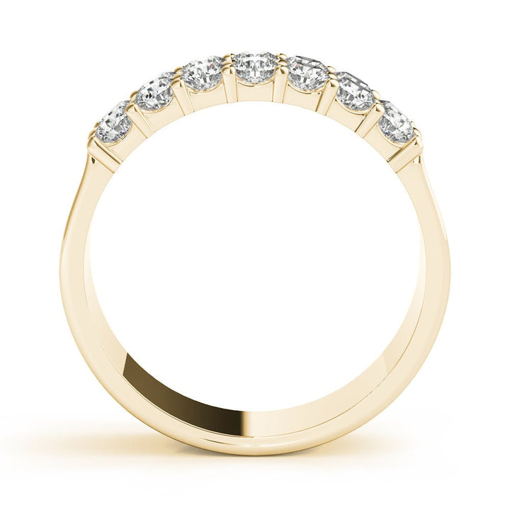 0.90CTW 14K Gold Double Row, Wide Mount Round Brilliant Cut Diamond Ring - Diamond Ring - Design Jewellers Edmonton