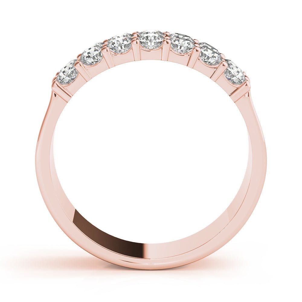 0.90CTW 14K Gold Double Row, Wide Mount Round Brilliant Cut Diamond Ring - Diamond Ring - Design Jewellers Edmonton