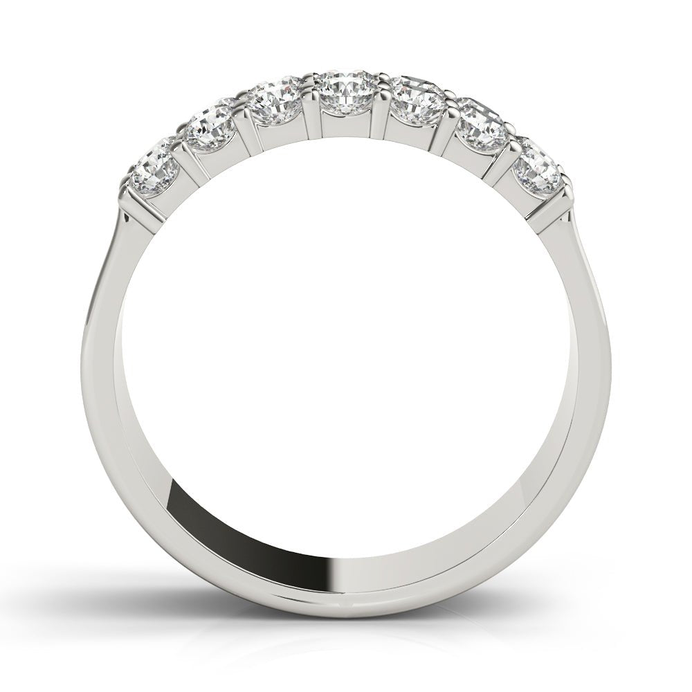0.90CTW 14K Gold Double Row, Wide Mount Round Brilliant Cut Diamond Ring - Diamond Ring - Design Jewellers Edmonton