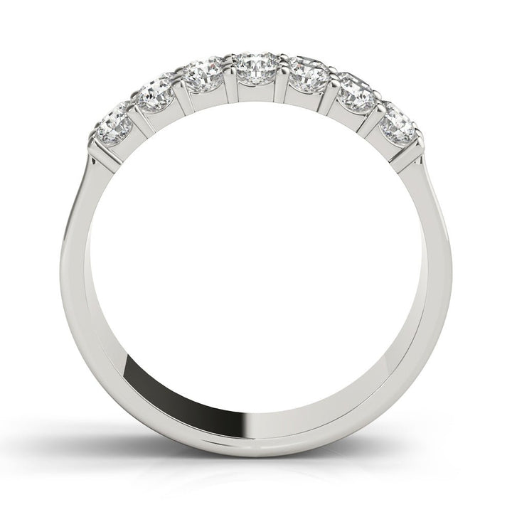 0.90CTW 14K Gold Double Row, Wide Mount Round Brilliant Cut Diamond Ring - Diamond Ring - Design Jewellers Edmonton