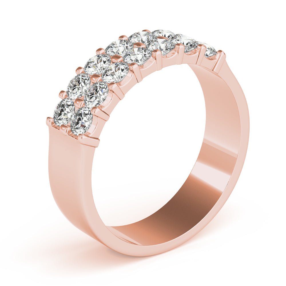 0.91CT Two Row Band - Fashion Ring - Design Jewellers Edmonton