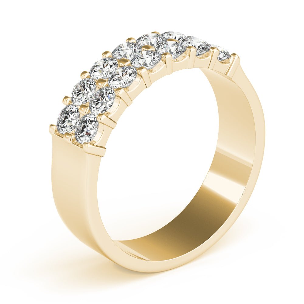 0.91CT Two Row Band - Fashion Ring - Design Jewellers Edmonton