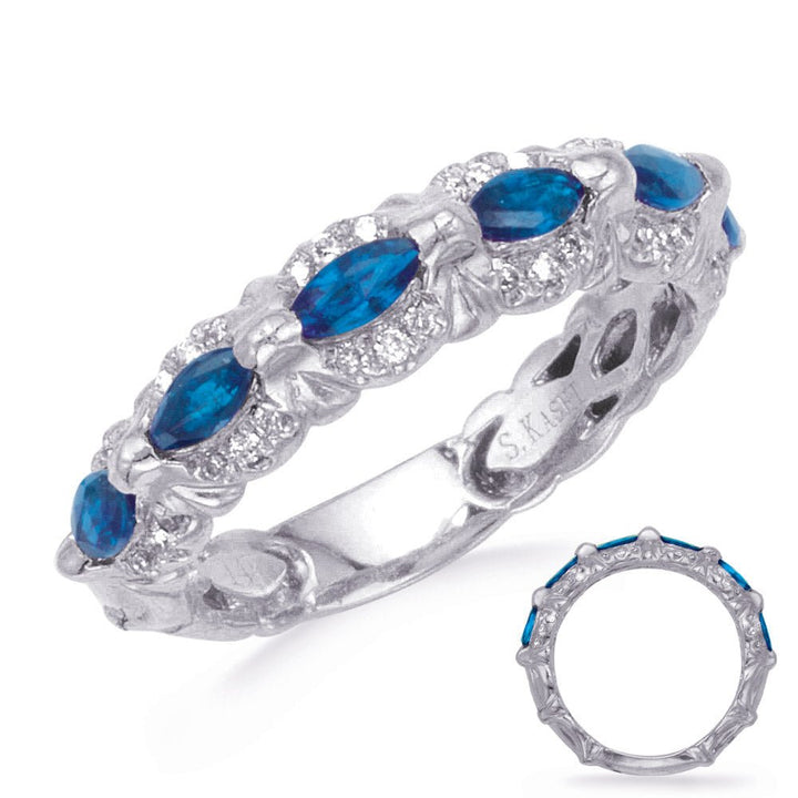 0.94 ctw. GOLD SAPPHIRE & DIAMOND RING - Luxury Rings - Design Jewellers Edmonton