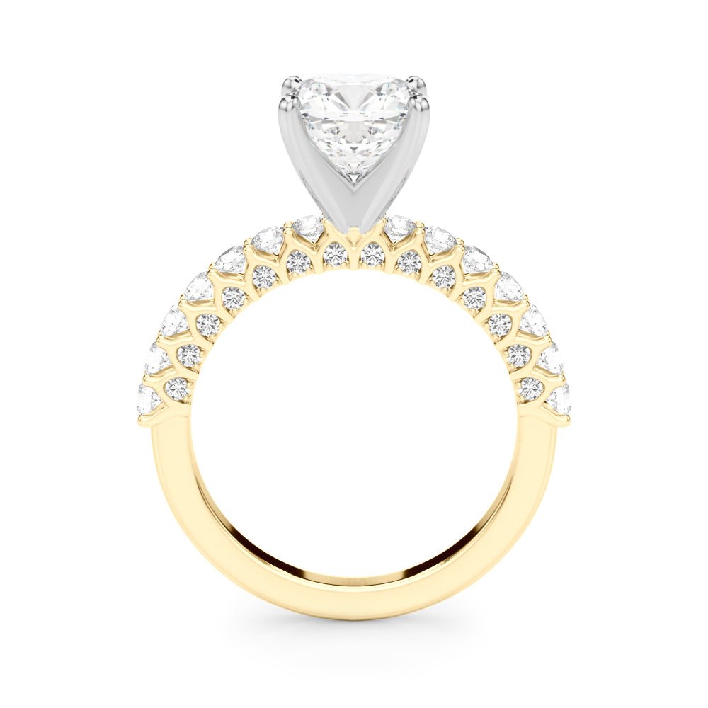 1.00CT 14K Cushion Cut Diamond Ring Design - Engagement rings - Design Jewellers Edmonton