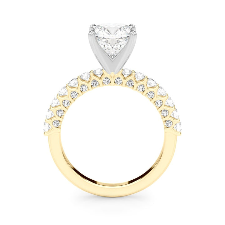 1.00CT 14K Cushion Cut Diamond Ring Design - Engagement rings - Design Jewellers Edmonton
