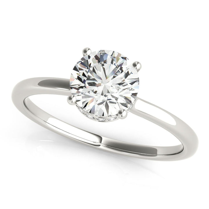 1.00CT 14K Gold Classic Solitaire Engagement Ring - Engagement rings - Design Jewellers Edmonton