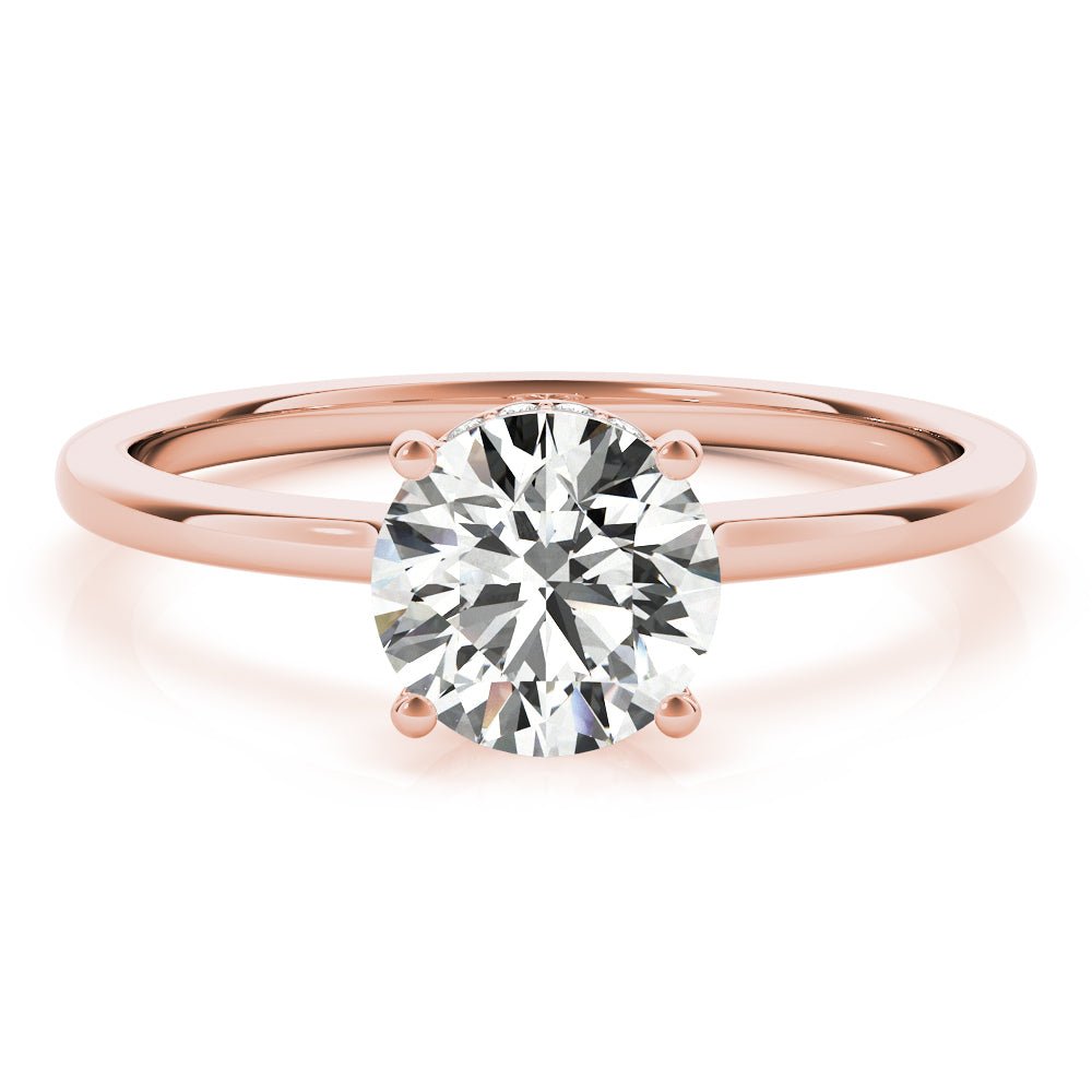 1.00CT 14K Gold Classic Solitaire Engagement Ring - Engagement rings - Design Jewellers Edmonton