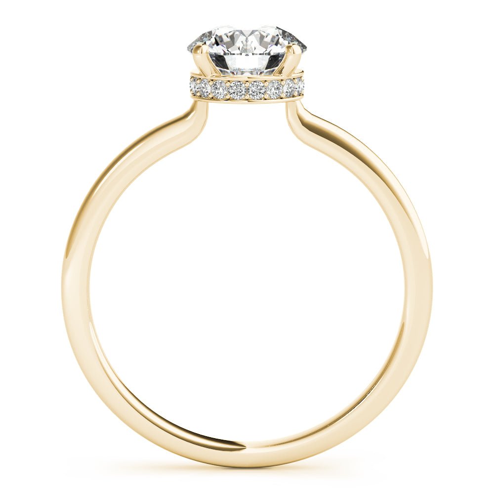 1.00CT 14K Gold Classic Solitaire Engagement Ring - Engagement rings - Design Jewellers Edmonton