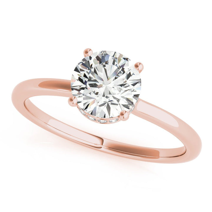 1.00CT 14K Gold Classic Solitaire Engagement Ring - Engagement rings - Design Jewellers Edmonton