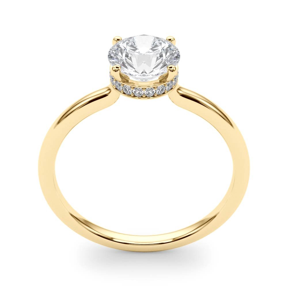 1.00CT 14K Gold Classic Solitaire Engagement Ring - Engagement rings - Design Jewellers Edmonton